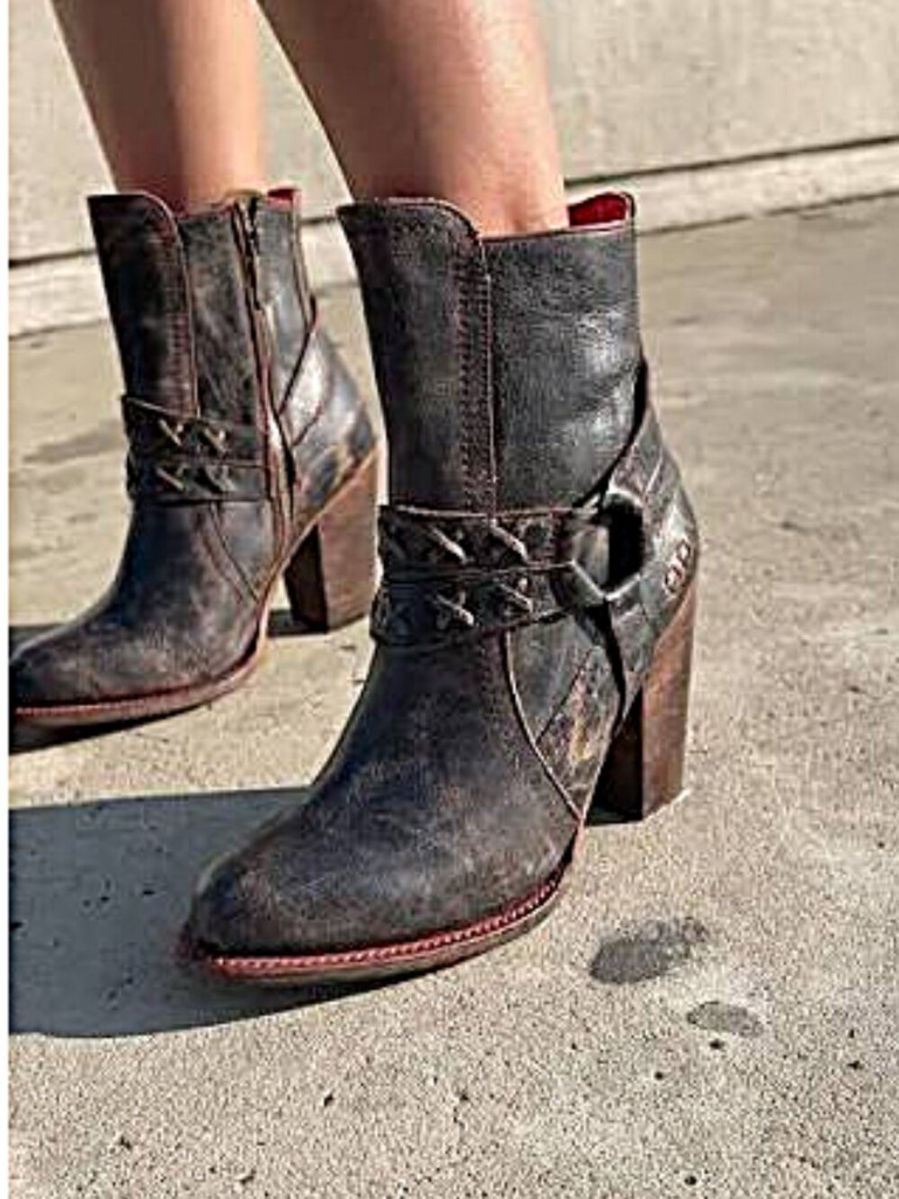 BED/STU Marjorie Booties -Black-